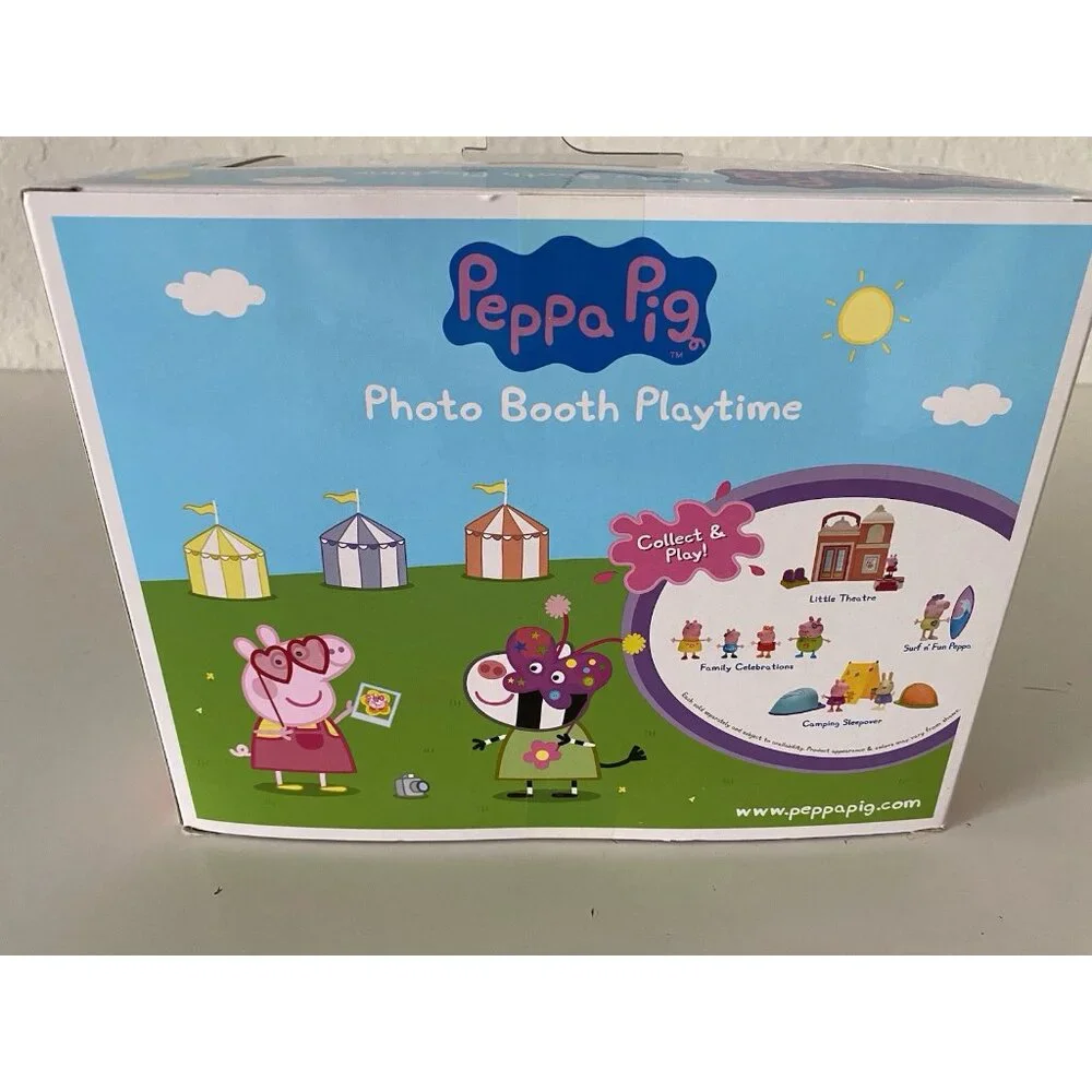 Peppa Pig Photo Booth Playtime Playset Peppa Pig & Zoe Zebra‎ NEW Sealed